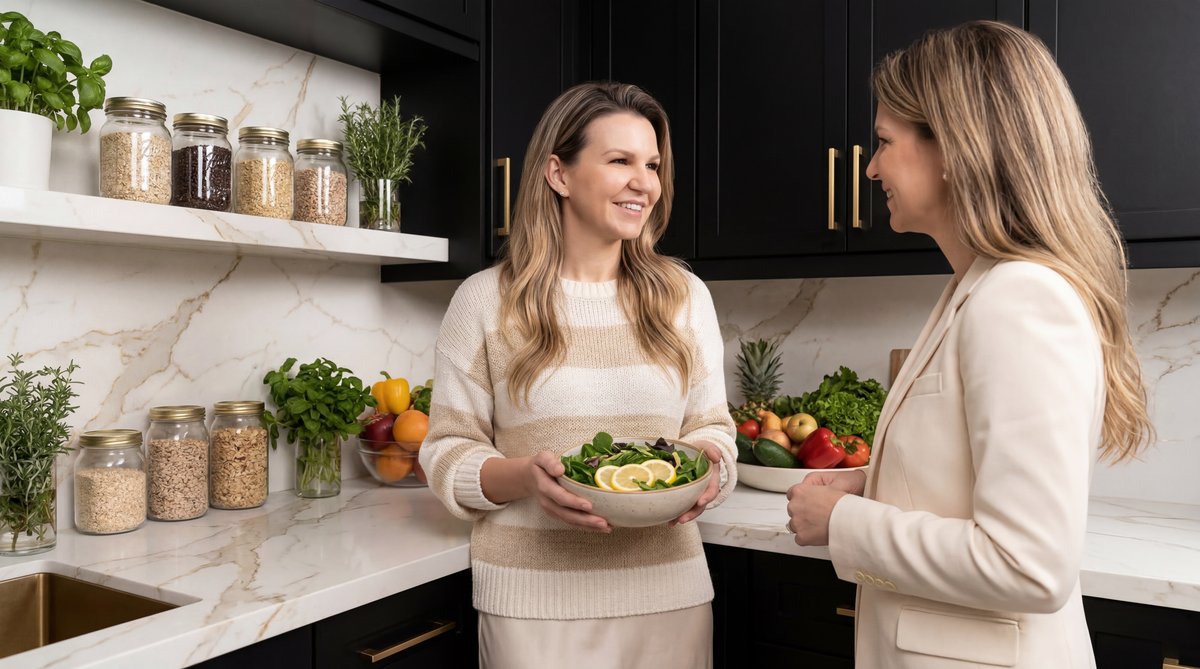 Educational chart illustrating DEXA scan T-scores for normal bone density, osteopenia, and osteoporosis