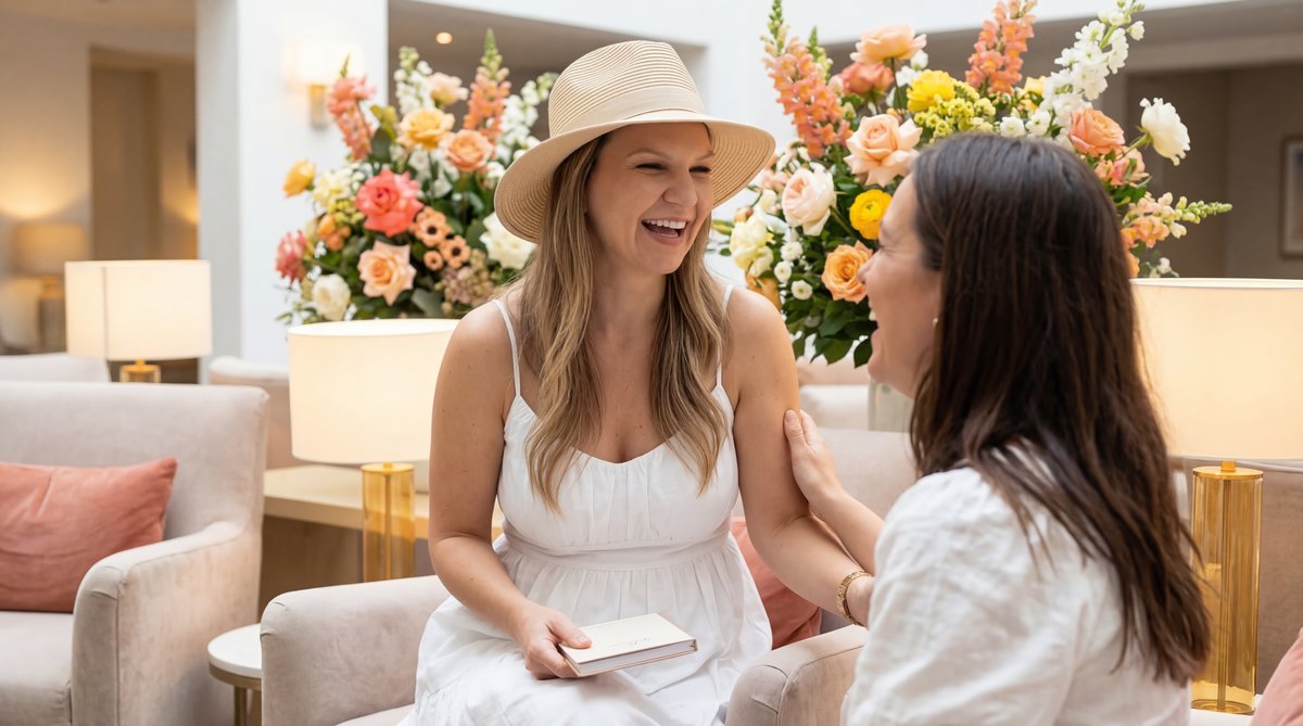 Botanical illustration symbolizing female hormones and the perimenopause transition