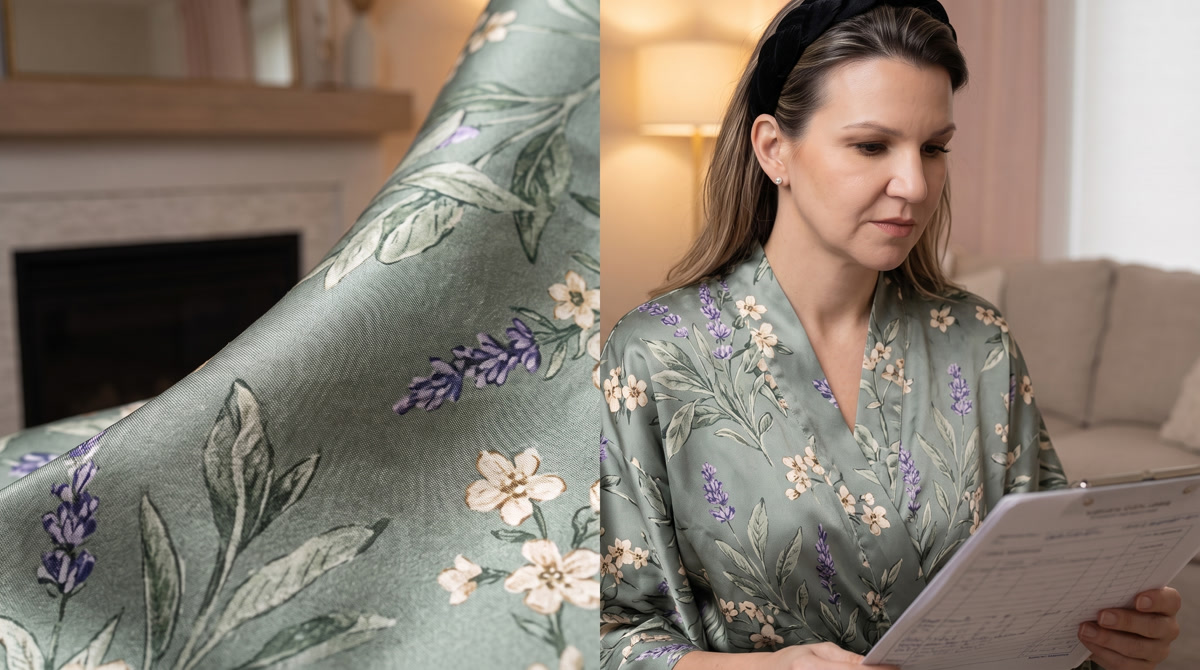 A calming, cool bedroom environment optimized for relieving night sweats.